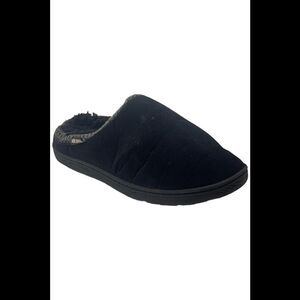 MUK LUKS Men's Gabriel Leo Faux Suede Slipper Black - Medium